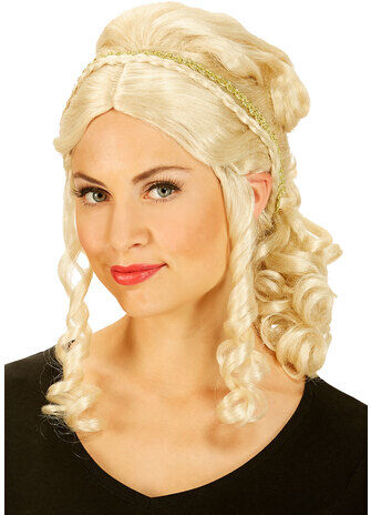 Lockenperücke "Griechin", blond