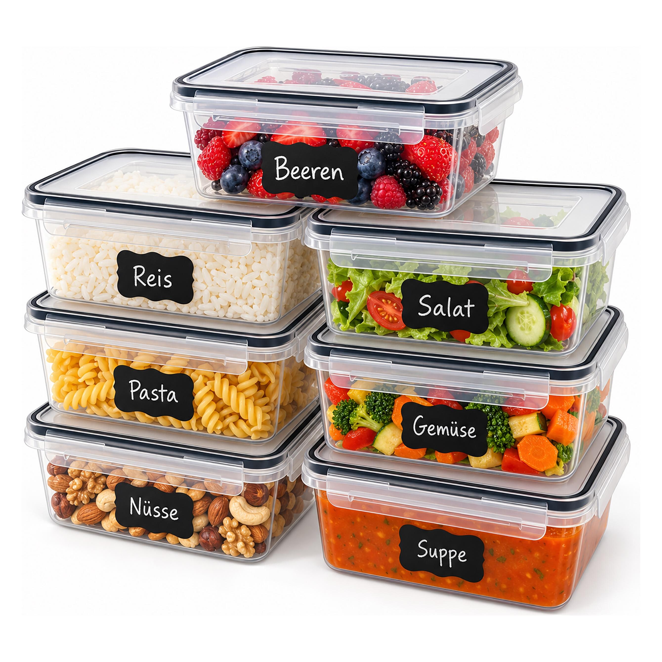 Relaxdays Frischhaltedosen-Set (0.52 l) (4052025799748)