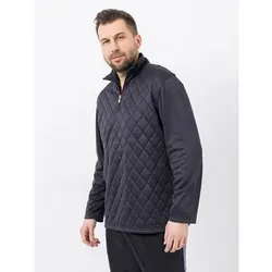 MEN'S TOUCH Troyer, 1/1-Arm Mikrofaser Stehkragen mit Reißverschluss