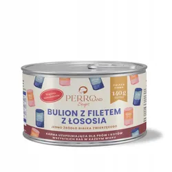 PERROland Suppen Rehydrationsbrühe für Hunde und Katzen, Lachs, 140 g