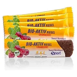 Sanct Bernhard Sport Bio-Aktiv-Riegel Cranberry 11er-Packung - 440 g