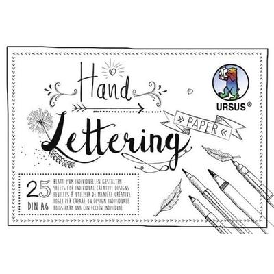 URSUS Handlettering Paper, DIN A6, weiß
