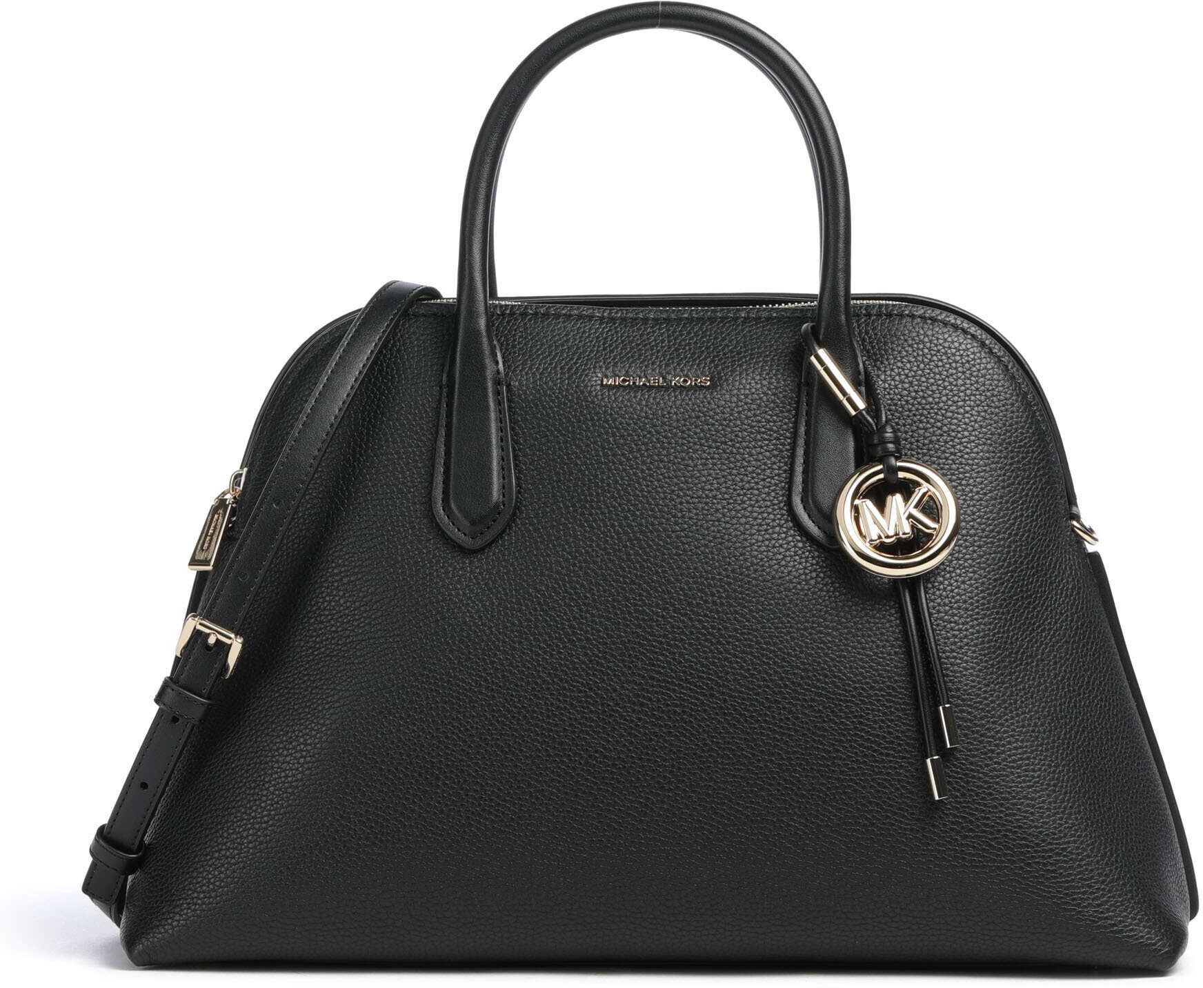 Michael Kors Freddie Large Handtasche aus Leder, schwarz