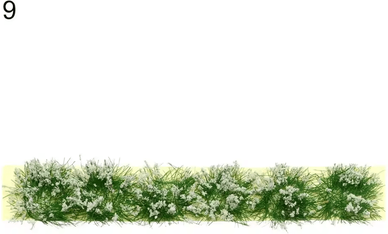 Inspire Curations Miniature Flower Grass Tufts For Diorama And Wargame Scenery 9
