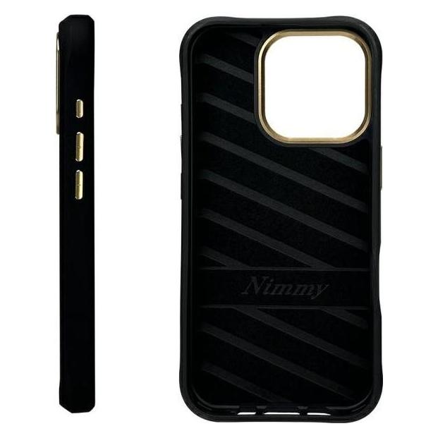 Nimmy case iPhone 16 Pro Max 6.9" black Glasses Cool Dog (Apple iPhone 16 Pro Max) (NIMMY)