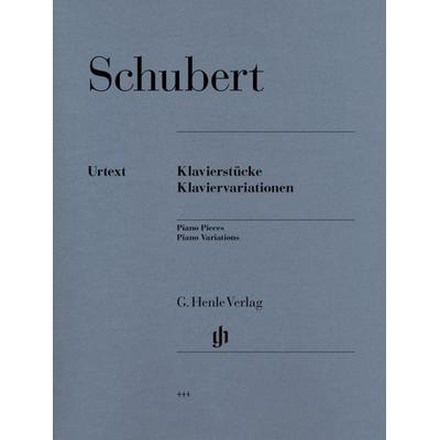 Franz Schubert - Klavierstücke - Klaviervariationen -