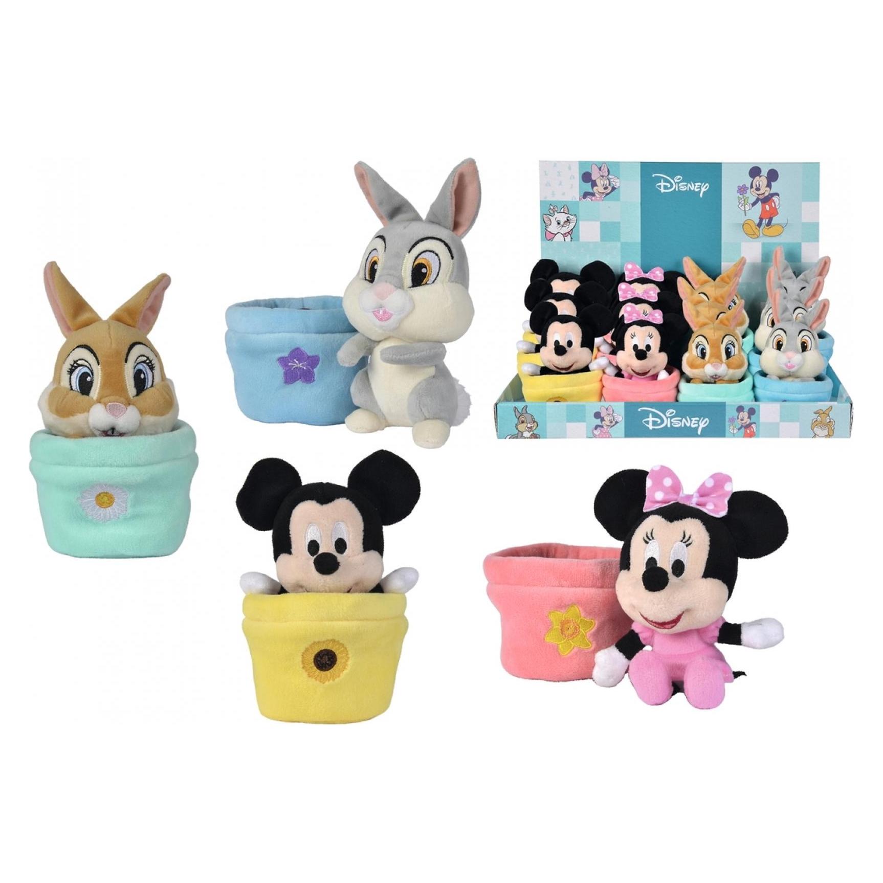 Simba Disney Blumentopf-Plüsch, 16cm, 4-sort. (16 cm) (6315870281)