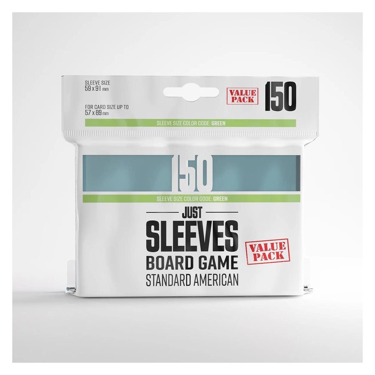 Gamegenic GGX10024 - Just Sleeves - Standard American Value Pack (150) (Einzelpack) (417960)