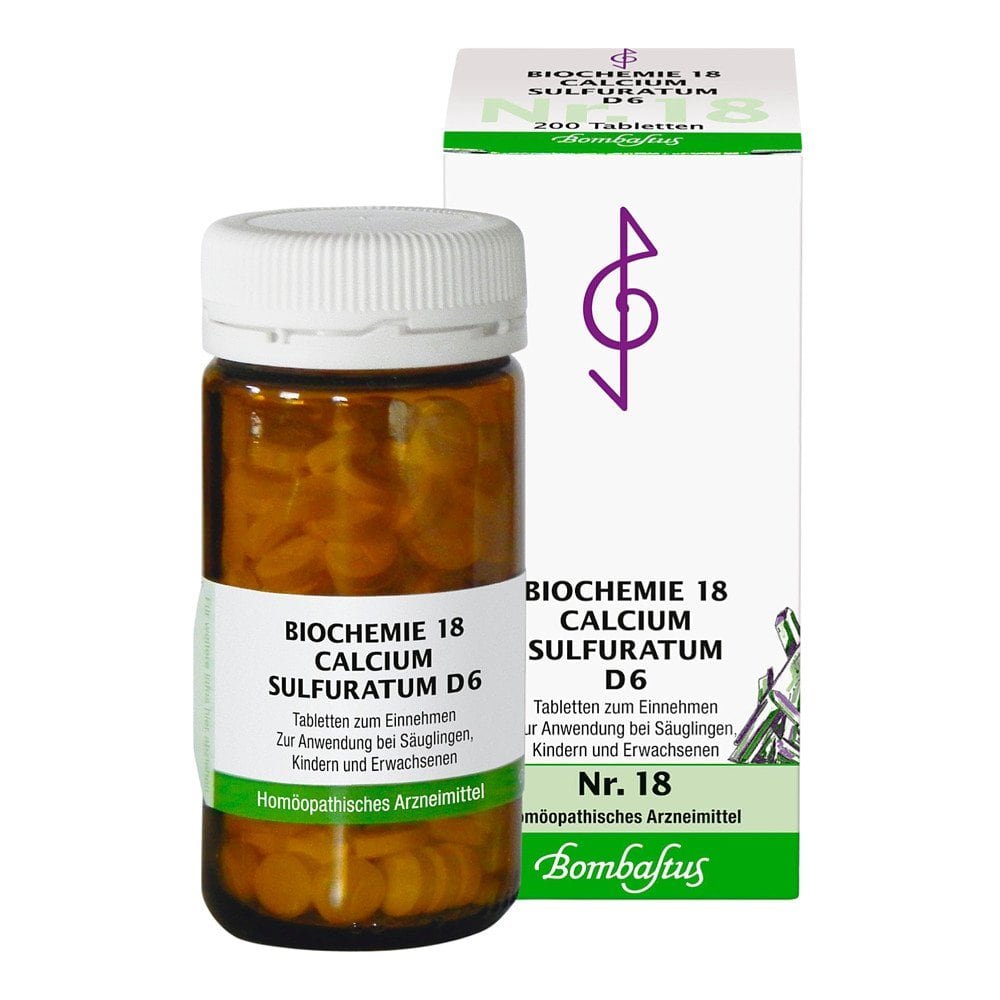 Bombastus-Werke AG Biochemie 18 Calcium sulfuratum D6 Tabletten 04325029