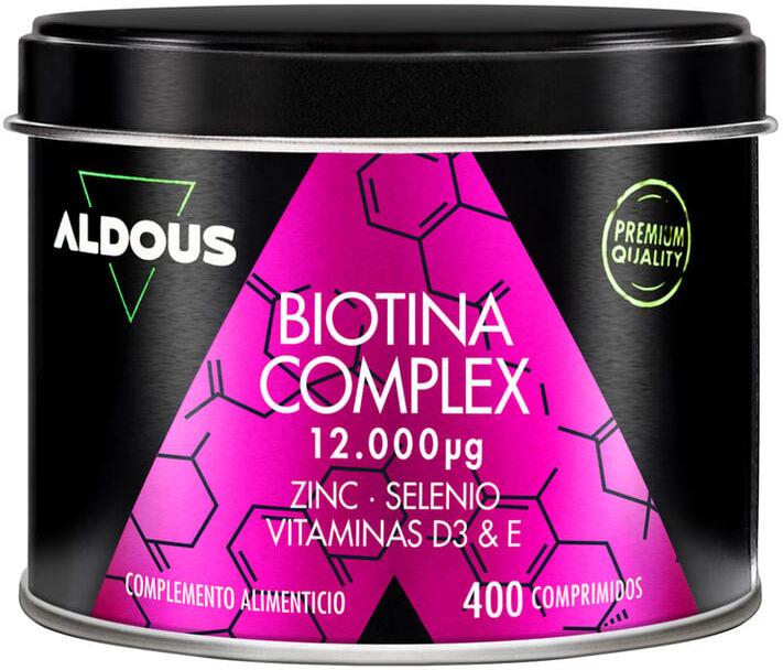 Aldous Biotin Complex 12.000 ug. 400 Tabs