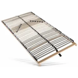 Sleepneo Lattenrost 80x200, Lattenrahmen aus Buche, 7 Komfortzonen, 42 Latten, Federholzrahmen Made in Germany, Lattenrost Selbstmontage, Traglast 150Kg