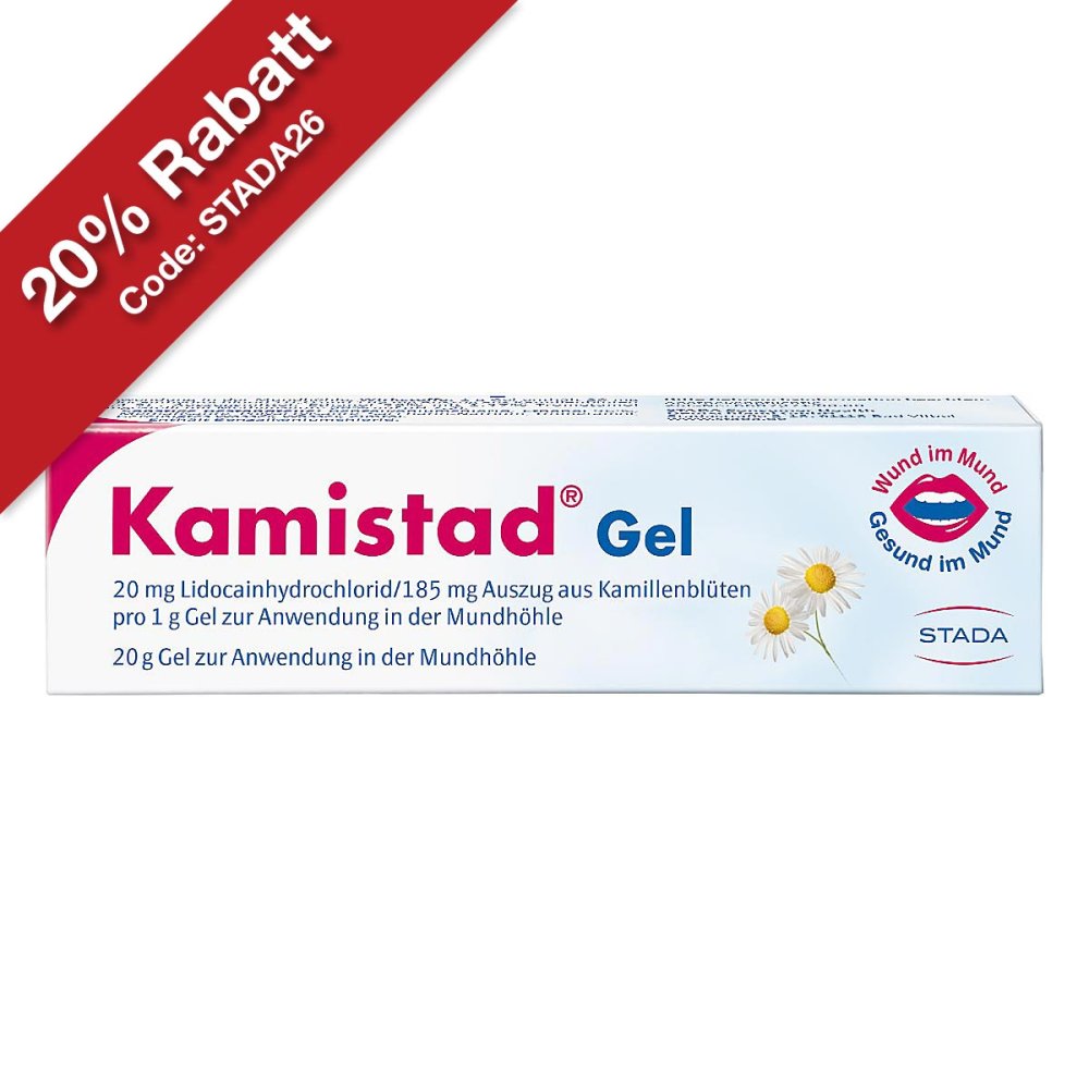 STADA Consumer Health Deutschland GmbH Kamistad Gel bei Zahnfleischentzündungen und Aphten 03927039