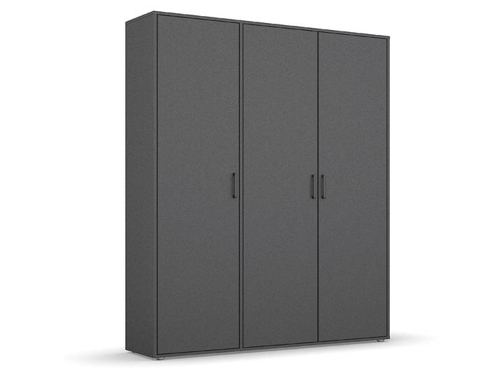 Rauch Möbel Voyager\, armoire\, couleur gris métallisé\, largeur 140 cm