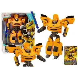 Lean Toys Auto-Robot 2in1 Transformation sportlich gelb