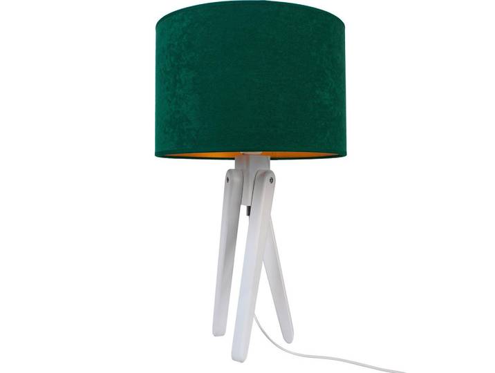 TISCHLEUCHTE 4210353 TRIVET - WEIß/WALDGRÜN
