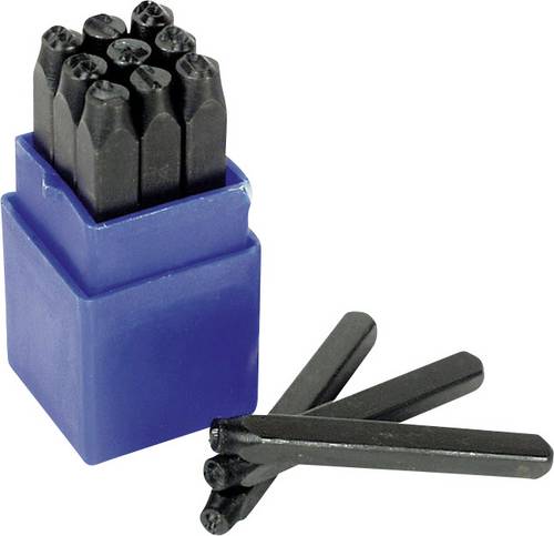Brüder Mannesmann M 245-06 9teilig Schlagzahlensatz Schrifthöhe: 6mm