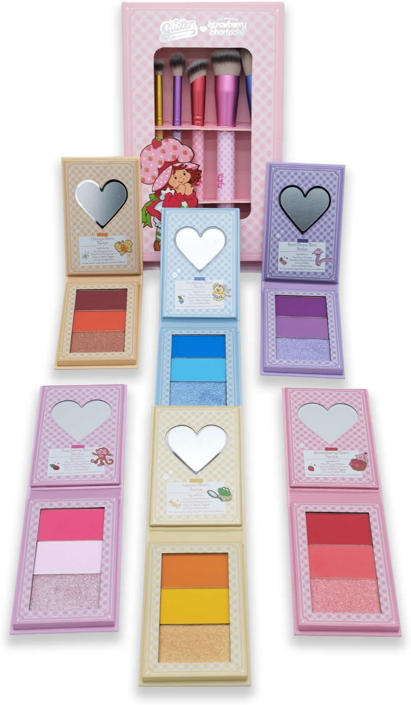 Strawberry Shortcake X Glisten Cosmetics Full Collection Bundle