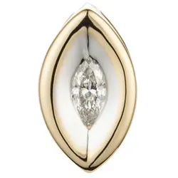 CANADIAN DIAMONDS Anhänger 1 Diamant ca. 0,07ct Navetteschliff Gold 585