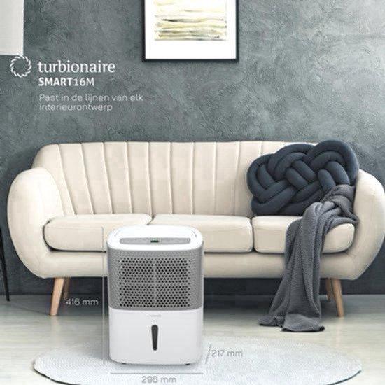 Luftentfeuchter, 16 Liter/24 Stunden - Automatisch - 250 Watt - Kunststoff - Weiß - Für den Einsatz im Wohnbereich