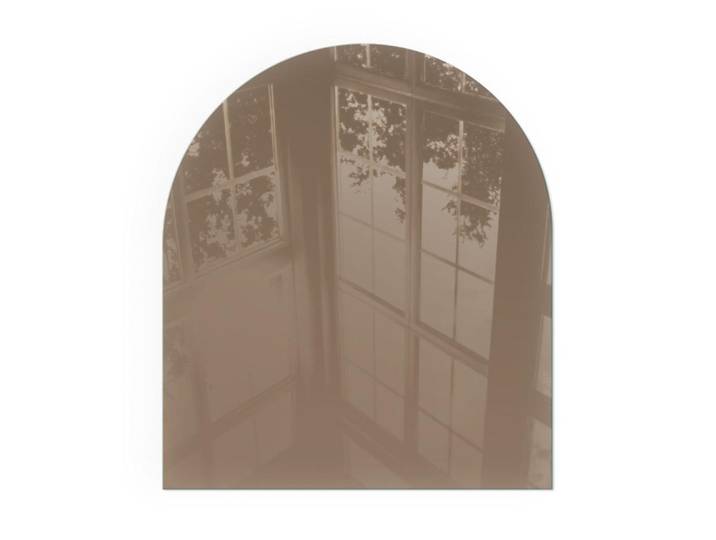 Tulup Kaminbodenplatte 80x70 cm - Farbe Braun, Glas, Rechteckig, 80x70x0.4 cm, Elektrogeräte, Heizgeräte, Elektrokamine