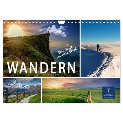Wandern - die Welt erwartet Dich (Wandkalender 2027 DIN A4 quer), CALVENDO Monatskalender