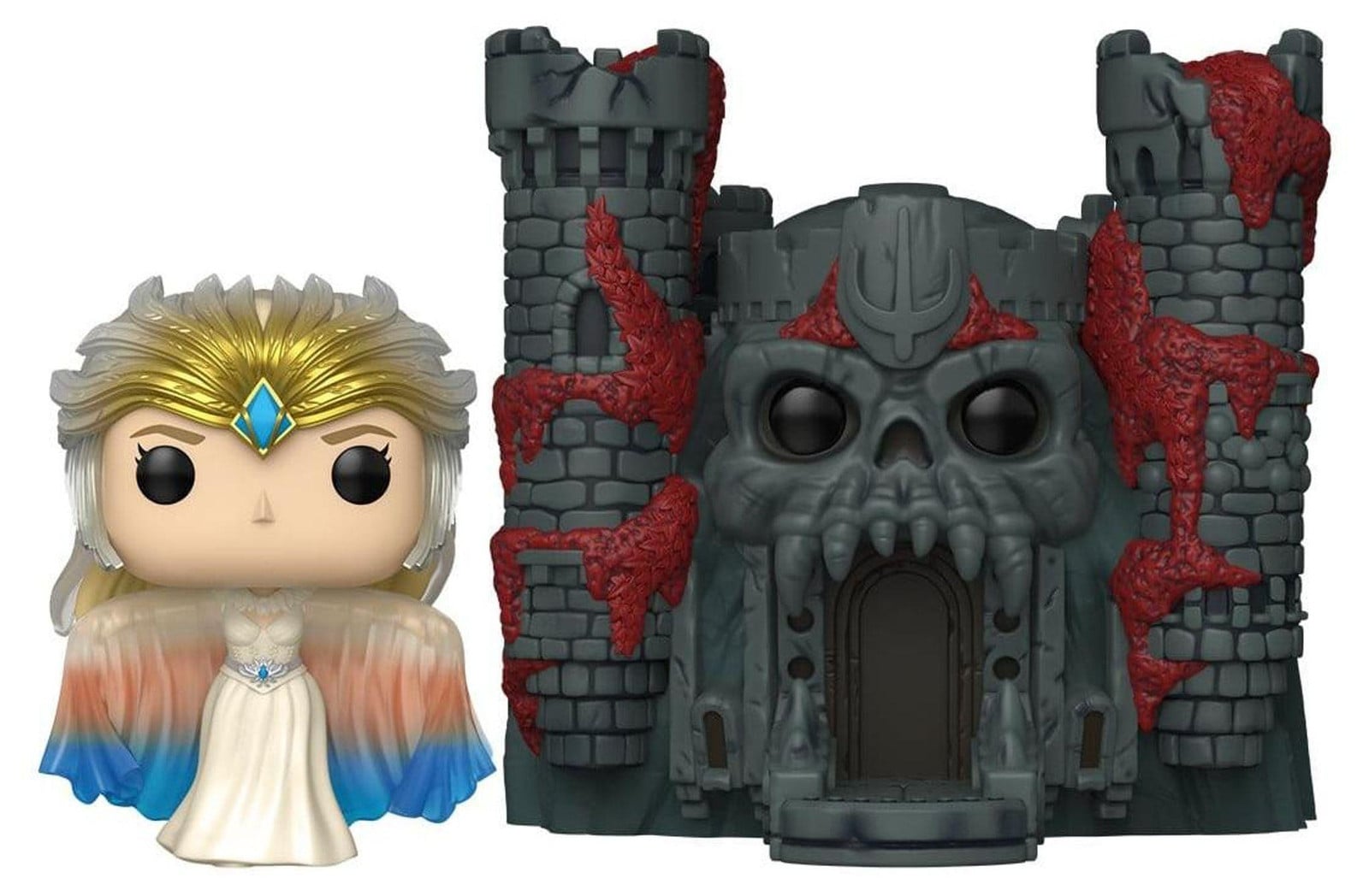 Funko POP! Town Masters of the Universe Sorceress met Castle Grayskull remake