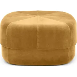 Circus Pouf L gelb aus Velours