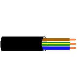 Erdkabel NYY-J3x2,5 - Meterware