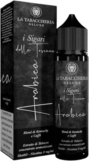 La Tabaccheria I Sigari Della Toscana Arabica Deluxe Liquido Shot 20ml Tabacco Kentucky Caffè