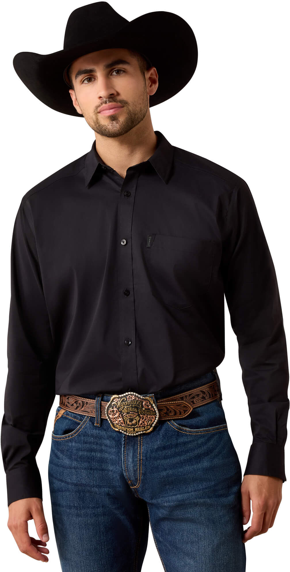 Men's Everything Classic Fit Shirt in Black, Size: XS by Ariat