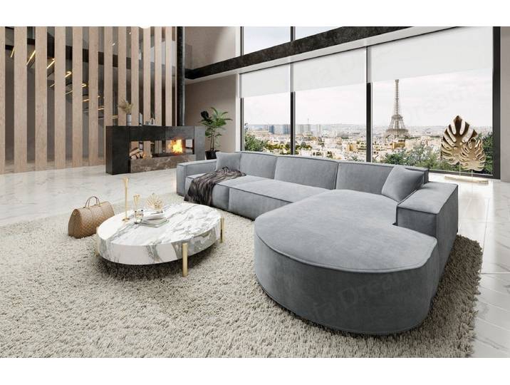Sofa Dreams Ecksofa Alegranza L Form kurz Polster Couch Eck Stoffsofa, Loungesofa
