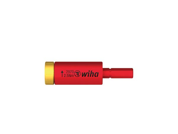 Wiha Draaimomentadapter Easy Torque Elektrisch, 2,8 Nm, 59 mm Zeshoek, 6 mm