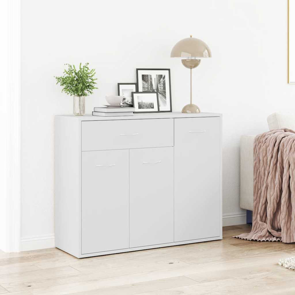 Zipcode Design Attalus 88cm Sideboard White 70cm H X 88cm W X 30cm D