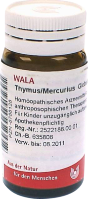WALA Heilmittel GmbH THYMUS/MERCURIUS Globuli 20 g 08788128