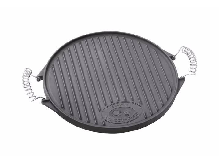 OUTDOORCHEF Gusseisenplatte m 2 Griffen Gusseisenplatte m. 2 Griffen – Grillplatte/Grillrost