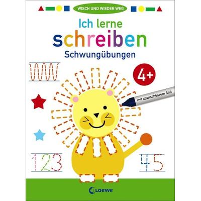 Wisch und wieder weg - Ich lerne schreiben 4+, Taschenbuch von , Loewe, 978-3-7432-0103-3