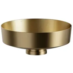 Laufen RIVO Waschtisch-Schale H512RO41551121 400x400x147 mm, rund, Ohne Überlauf, Messing gebürstet