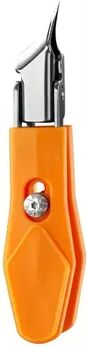 Perfect Picks Market Professional Stainless Steel Toenail Clippers Slant Edge For Ingrown Toenails orange