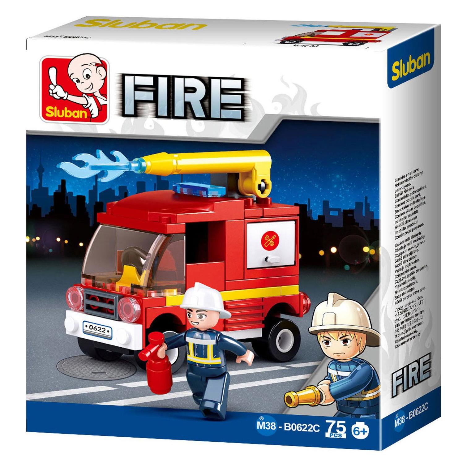Sluban Brandweer Kleine Tankautospuit (M38-B0622C)