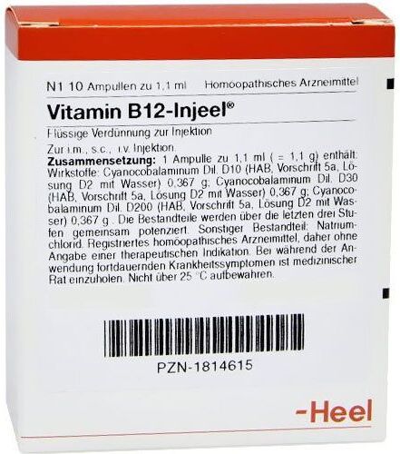 Heel Vitamin B12 Injeel Ampullen 10 St