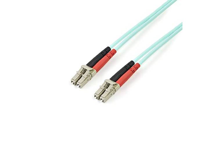 StarTech.com 2m LC/UPC naar LC/UPC OM3 Multimode Glasvezel Netwerkkabel, Full Duplex 50/125µm Zipcord Fiber, 100G, LOMMF/VCSEL, <0.3dB Low Insertion Loss, LSZH Fiber Optic Patch Kabel (A50FBLCLC2)