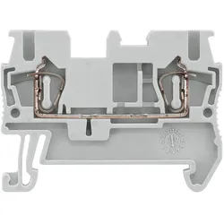 Siemens, Verteilerschrank Zubehör, 8WH DIN-Schienen Anschlussklemmenblock Grau, 2.5mm2, 800 V / 31A, Federklemme