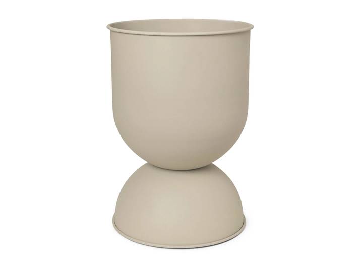 Ferm Living Hourglass Blumentopf medium Ø40 cm Cashmere