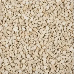 EDZARD Dekogranulat Dekosteine (2-3 mm), 1 kg, Farbe Creme, warme Farbe, wasserfest, staubfrei