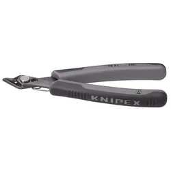 KNIPEX Präzisionszange Electronic Super Knips 125mm ESD Mehrkomponenten-Hülle brüniert 78 61 125 ESD