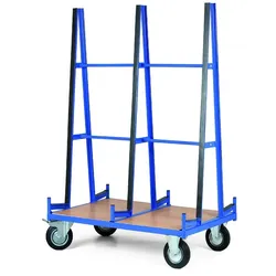 Platten-Wagen, Glastransportwagen, 1200x800 mm, 600 kg Traglast
