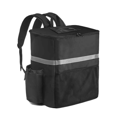 30L Insulated Delivery Backpack Thermal Food Delivery Bag For Riders black