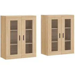 vidaXL, Kommode + Sideboard, Patarer (Schwarze Nut) (69.50 x 34 x 90 cm)