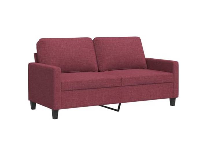 vidaXL 2-Sitzer-Sofa Weinrot 140 cm Stoff