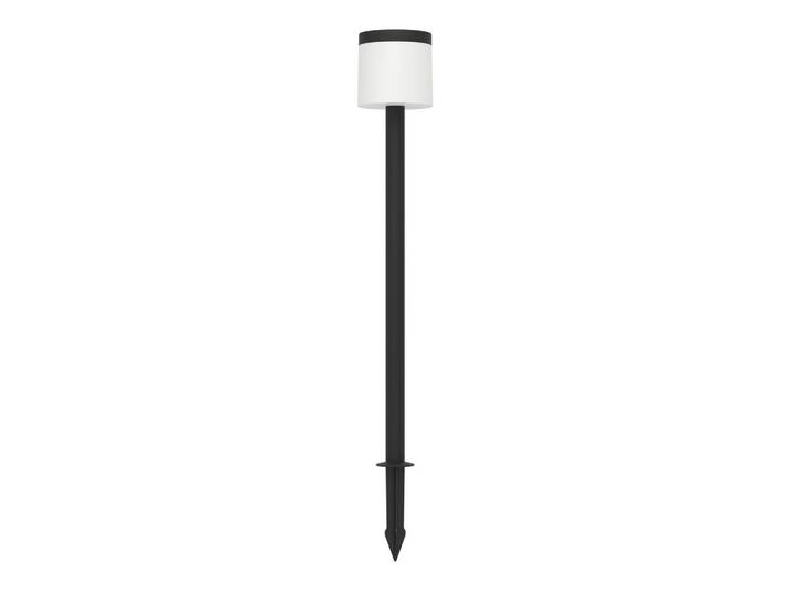 Eglo Solarleuchte, Schwarz, Weiss, Kunststoff, länglich, 115 cm, Lampen & Leuchten, Aussenbeleuchtung, Solarleuchte